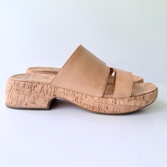 Kork-Ease Shoes - Kork-Ease Alia Slide Sandal In Natural Tan Size 8